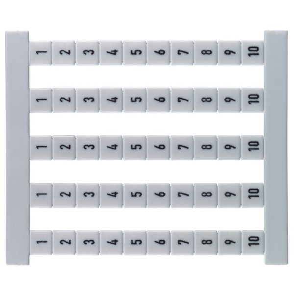 Terminal marking, Pitch in mm: 5.00, Printed characters: Numbers, vert image 2