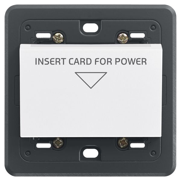 Badge switch 230V white image 1