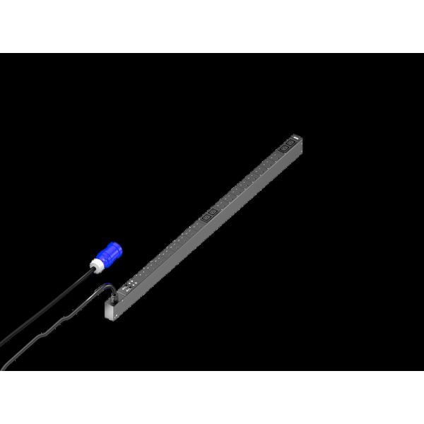 PDU basic UK 32A/230V, 1~, IEC 60 320: 4x C19, BS1363 image 1