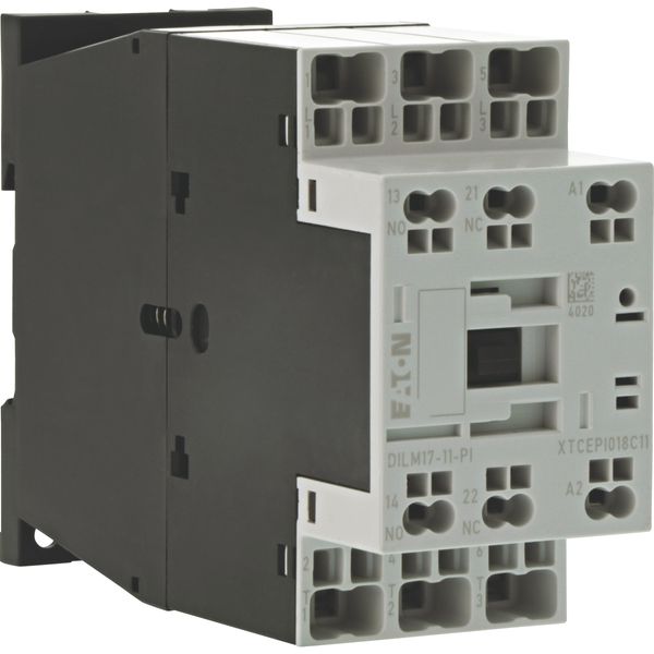 Contactor, 3 pole, 380 V 400 V 8.3 kW, 1 N/O, 1 NC, 42 V 50 Hz, 48 V 60 Hz, AC operation, Push in terminals image 16