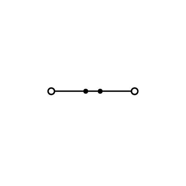 2-conductor through terminal block with lever and push-button 2.5 mm² image 4