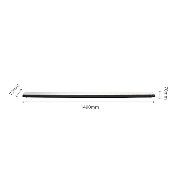 LIMEA GIGANT HERMETYK 1500mm 75W NW 230V 120st IP65 IK10 1490x72x70mm black 5 years warranty image 17