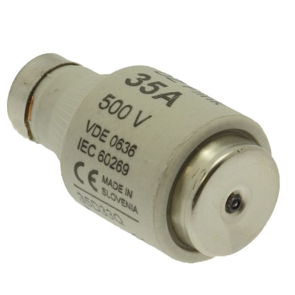 Fuse-link, low voltage, 35 A, AC 500 V, D3, 27 x 16 mm, gR, IEC, fast-acting image 4