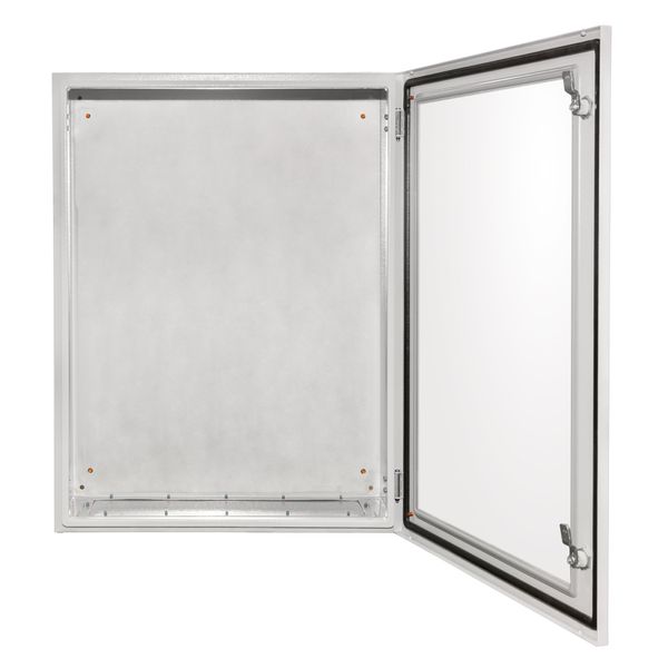 Wall-mounted encl. 1 glazed door IP65, H=600 W=500 D=300 mm image 3
