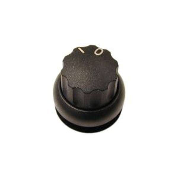Changeover switch, RMQ-Titan, With rotary head, momentary, 2 positions, inscribed, Bezel: black image 2