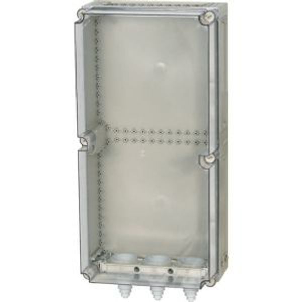 Panel enclosure, with gland plate and cable glands, HxWxD=750x375x225mm image 2