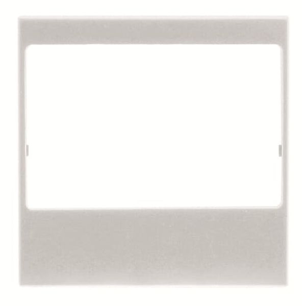 N2268 PL Cover plate Radio receiver Central cover plate Silver - Zenit image 1