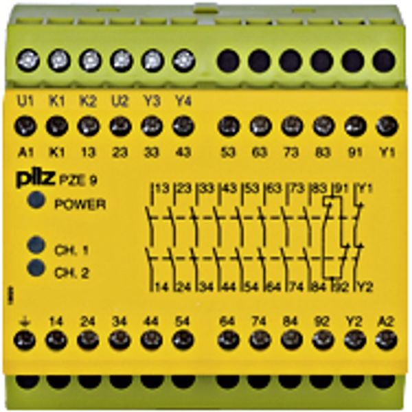 PZE 9 230-240VAC 8n/o 1n/c image 1