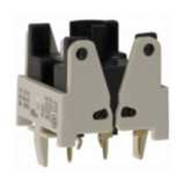 Switch unit, DPDT, 5 A (125 VAC)/ 3 A (230 VAC), PCB terminal image 1