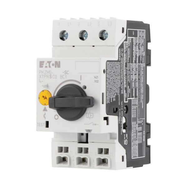 Motor-protective circuit-breaker, 0.1 - 0.16 A, Screw terminals on feed side/spring-cage terminals on output side image 12