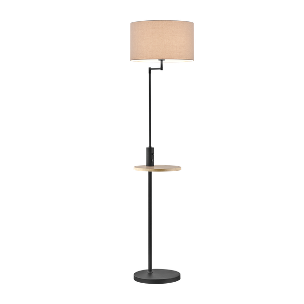 Claas floor lamp E27 matt black image 1