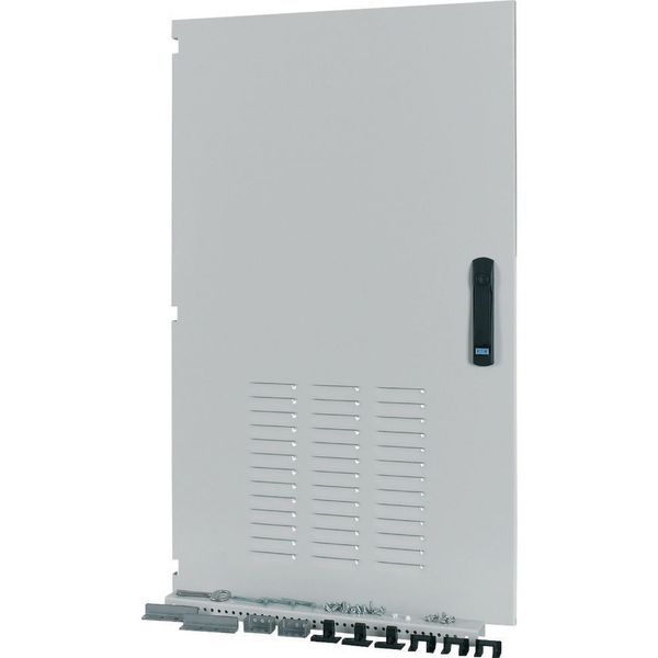 Box Solution door, ventilated, IP42, left, HxW=975x600mm, grey image 4