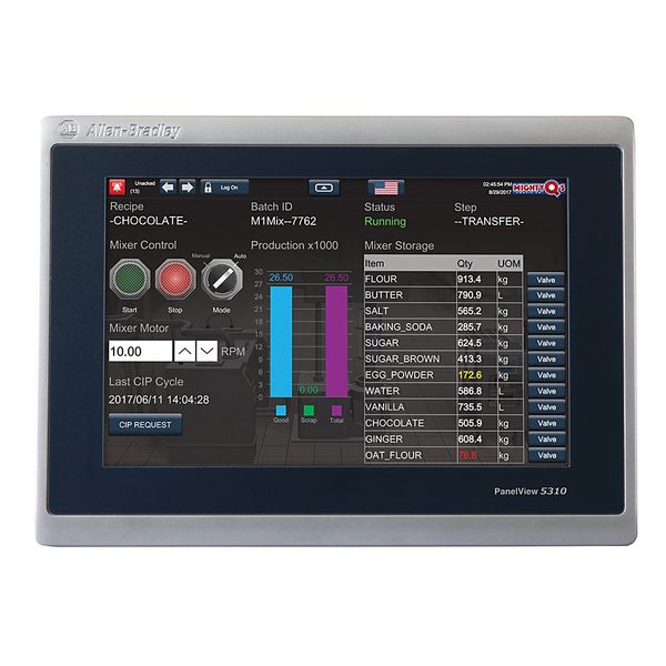 Operator Interface, PanelView 5310, 10", Color, 24VDC image 1