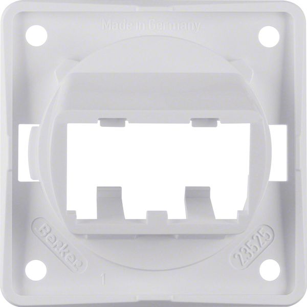 Integro Insert- Supporting Plate for 2 Mini-Com Modules Polar White Gl image 1