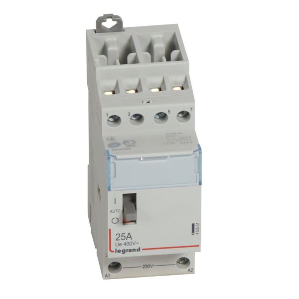 Power contactor CX³ - with 230 V~ coll and handle - 4P - 400 V~ - 25 A image 2