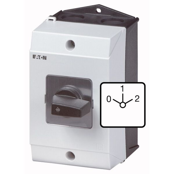 Multi-speed switches, T3, 32 A, surface mounting, 4 contact unit(s), Contacts: 8, 60 °, maintained, With 0 (Off) position, 0-1-2, Design number 8440 image 1