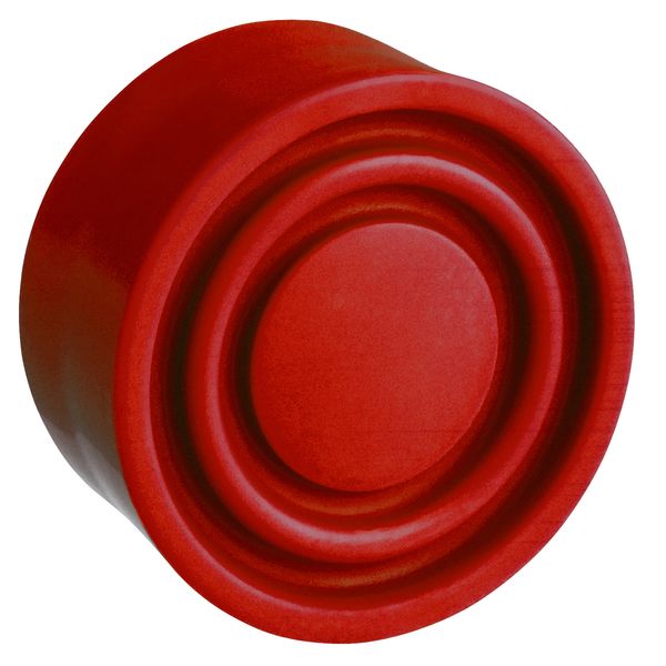 Harmony XB4, Harmony XB5, red boot for circular flush pushbutton Ø22 mm image 1