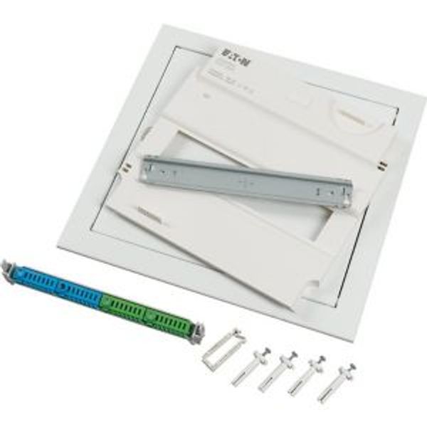 Flush-mounting expansion kit with plug-in terminal single-row, form of delivery for projects image 3