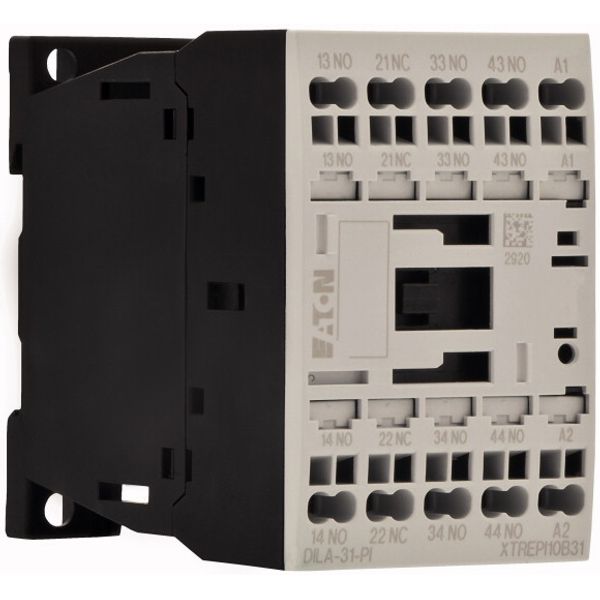 Contactor relay, 220 V 50/60 Hz, 3 N/O, 1 NC, Push in terminals, AC operation image 3