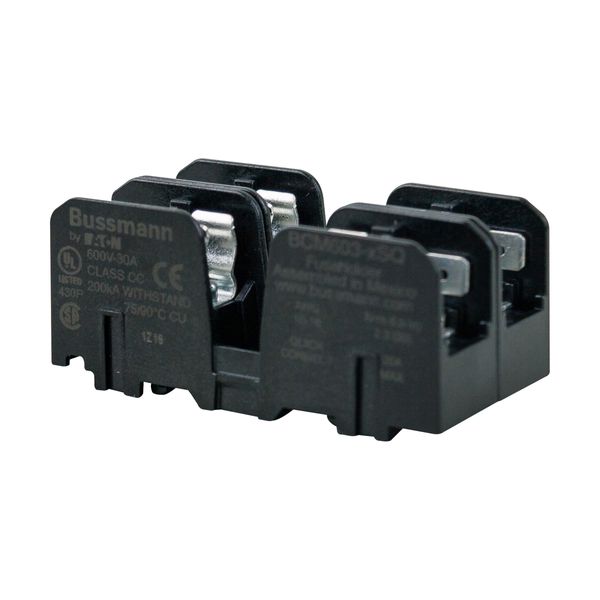 Eaton Bussmann series BCM modular fuse block, Screw/Quick Connect, Two-pole image 3