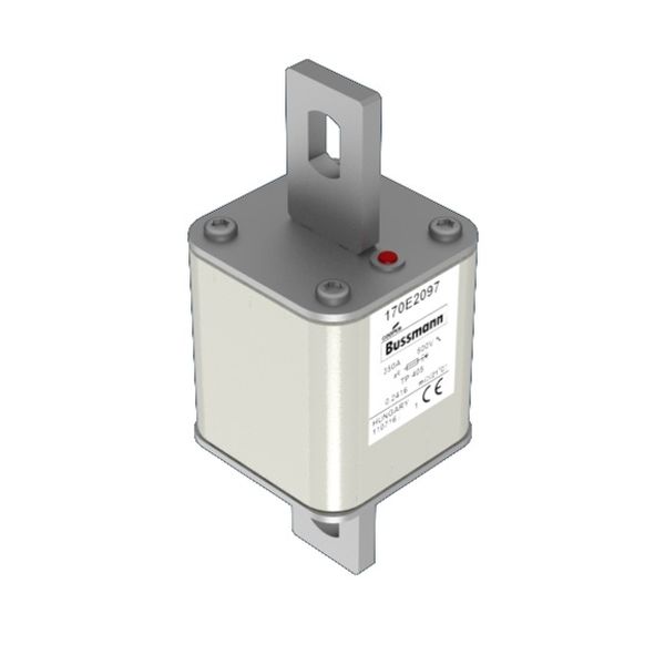 Fuse-link, high speed, 350 A, AC 500 V, 55 x 55 x 140 mm, aR, IEC, with indicator image 4