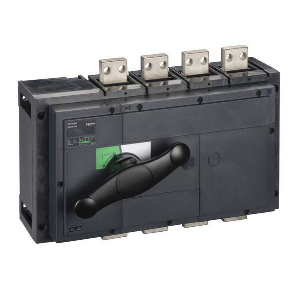 switch disconnector, Compact INS1250 , 1250 A, standard version with black rotary handle, 4 poles image 3
