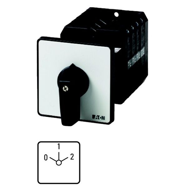 Multi-speed switches, T5B, 63 A, rear mounting, 4 contact unit(s), Contacts: 8, 60 °, maintained, With 0 (Off) position, 0-1-2, Design number 8440 image 1