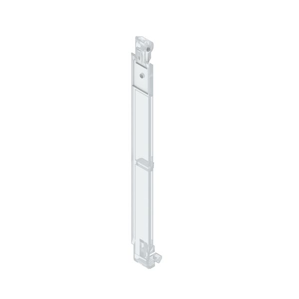 Hinged cover, IP20 in installed state, Plastic, Transparent, Width: 6. image 2