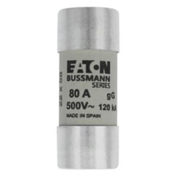 Fuse-link, LV, 80 A, AC 500 V, 22 x 58 mm, gL/gG, IEC image 4