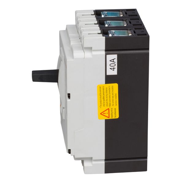 Moulded Case Circuit Breaker Type A, 3-pole, 36kA, 40A BT image 4