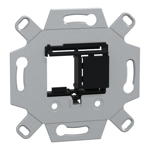 Adapter plate multimedia keystone 2 gang image 1