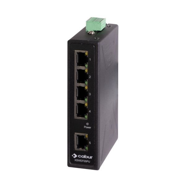 10/100Mbps fast ethernet switch 5-RJ45, unmanaged image 1