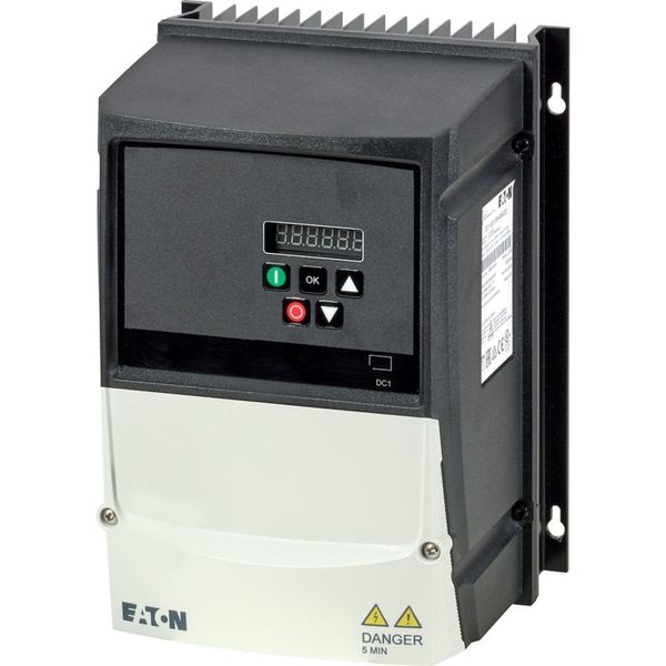 Variable frequency drive, 230 V AC, 1-phase, 10.5 A, 2.2 kW, IP66/NEMA 4X, Radio interference suppression filter, Brake chopper, 7-digital display ass image 21