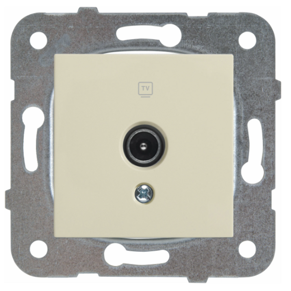 Karre-Meridian Beige TV Socket Transitive (8-12-dB) image 1