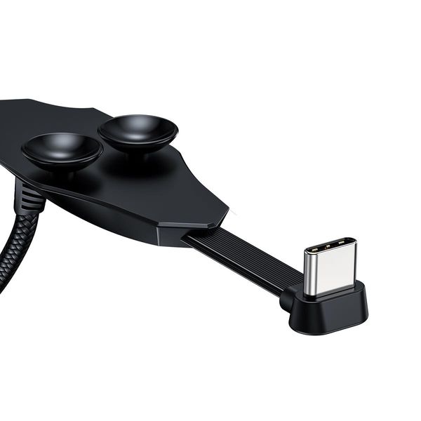 Cable USB2.0 A plug - USB C plug 1.2m with suction cup black BASEUS image 2