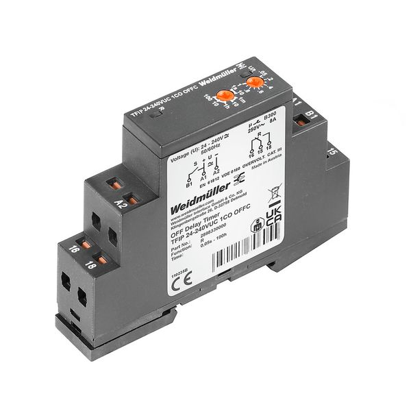 Timing relay, with separate control input, 24...240 V UC -15 % / +10 % image 1