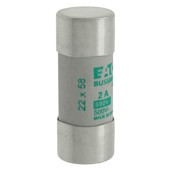 Fuse-link, LV, 2 A, AC 690 V, 22 x 58 mm, aM, IEC image 22