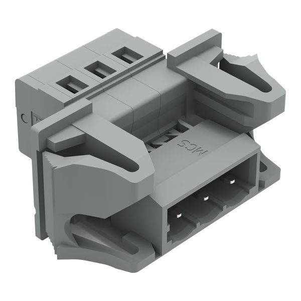 1-conductor male connector CAGE CLAMP® 2.5 mm² gray image 2