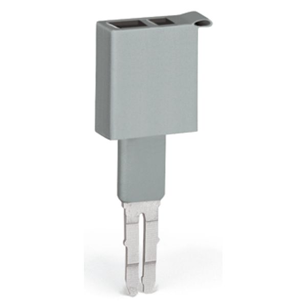 Test plug 6 mm wide Nominal current 24 A gray image 2