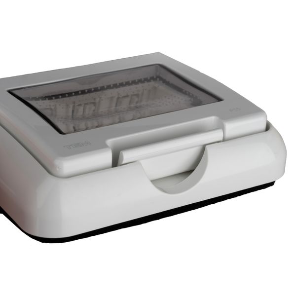 Outdoor flush mount box, IP55, transparent lid, 2M, white image 11