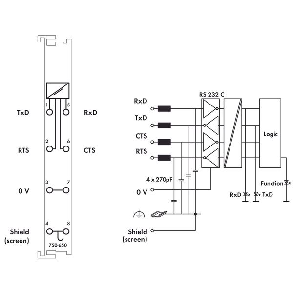 RS-232 C Serial Interface 9600 baud None light gray image 4