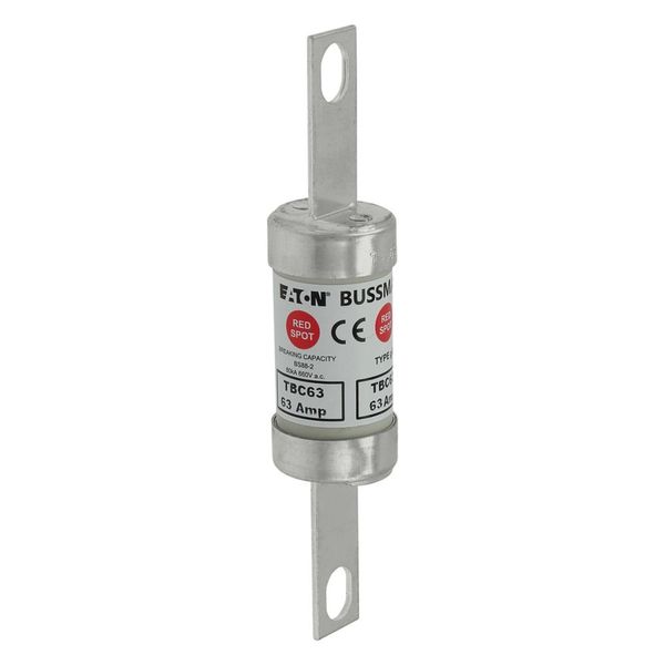 Fuse-link, LV, 63 A, AC 660 V, DC 460 V, BS88, 27 x 129 mm, gL/gG, BS image 6