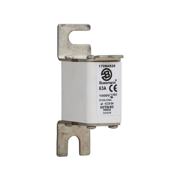 Fuse-link, high speed, 80 A, AC 4500 V, size 1, 51 x 51 x 346 mm, aR, IEC, visual indicator image 8