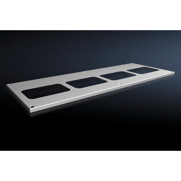 VX Roof plate, WD: 1100x400 mm, for cable entry glands image 4
