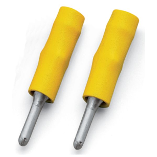 Test socket insulated 2.3 mm Ø yellow image 2