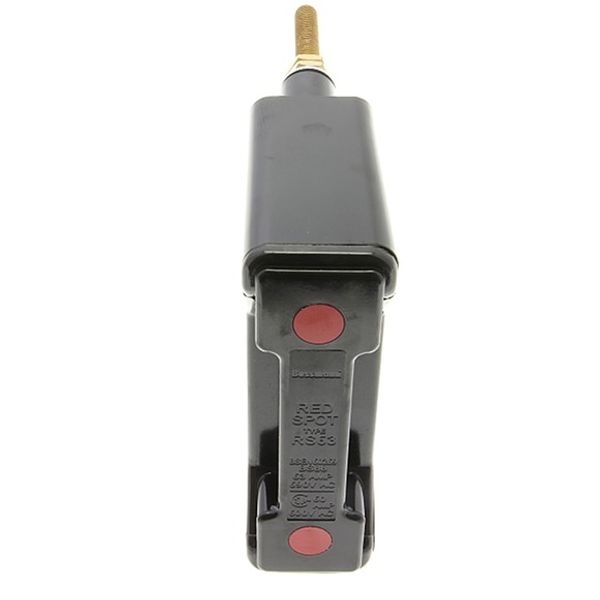 Fuse-holder, LV, 63 A, AC 690 V, BS88/A3, 1P, BS, front connected, back stud connected, black image 2
