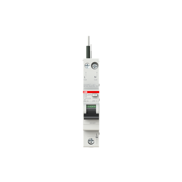 DSE201 C25 A30 - N Black Residual Current Circuit Breaker with Overcurrent Protection image 23