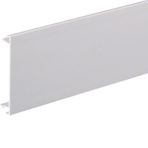Wall trunking lid to BRN width 80mm of PVC in pure white image 1