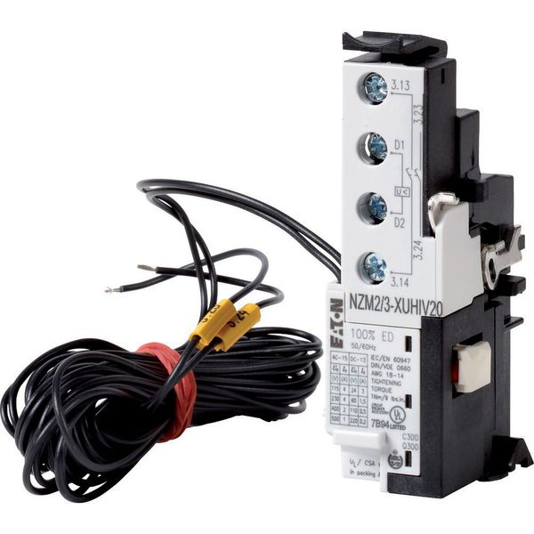 Undervoltage release, 110-130VAC, +2early N/O image 9