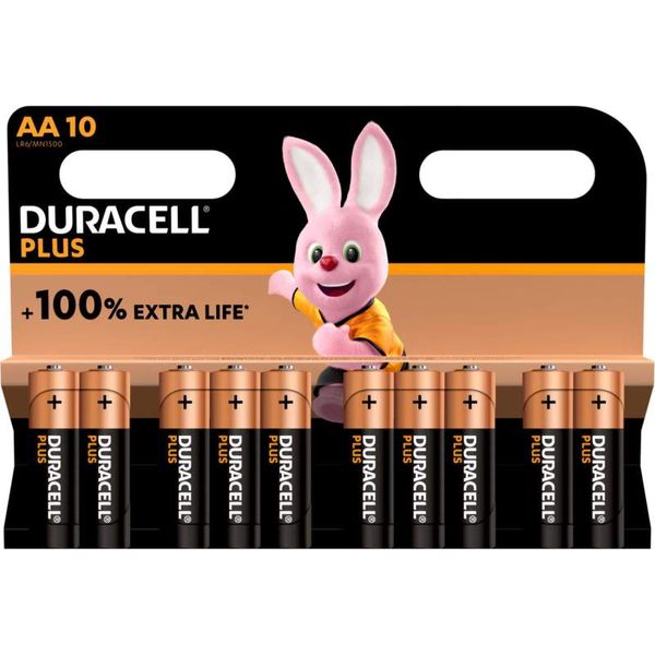 DURACELL Plus MN1500 AA BL10 image 1